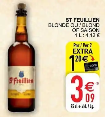 Cora St feuillien blonde ou - blond of saison aanbieding