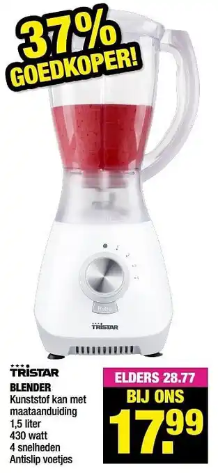 Big Bazar Tristar blender aanbieding