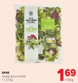 Spar salade gourmande aanbieding