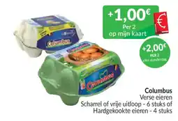 Intermarché Columbus verse eieren aanbieding