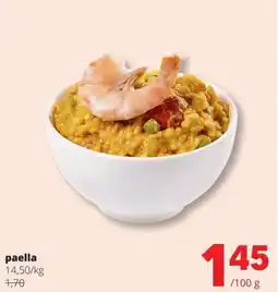 Spar paella aanbieding