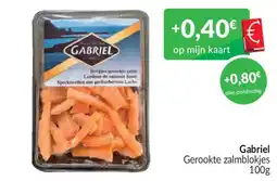 Intermarché Gabriel gerookte zalm blokjes aanbieding