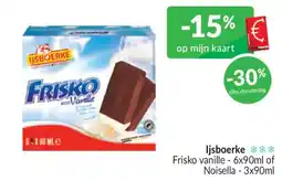 Intermarché Ijsboerke frisko vanille aanbieding