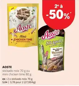 Spar Aoste stickado noix aanbieding