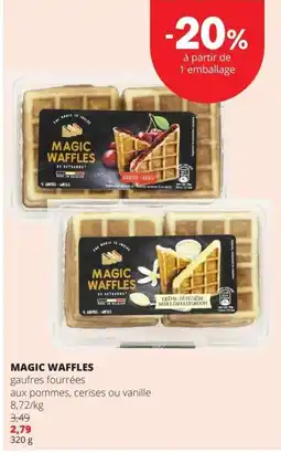 Spar Magic waffles aanbieding
