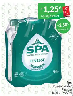 Intermarché Spa Bruisend water Finesse aanbieding