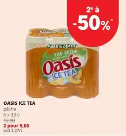Spar Oasis ice tea aanbieding