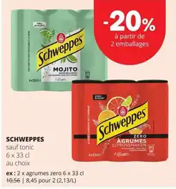 Spar Schweppes aanbieding