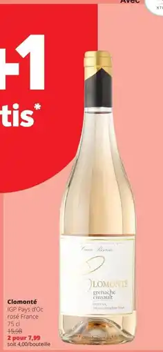 Spar Clomonté IGP Pays d'Oc rosé France aanbieding