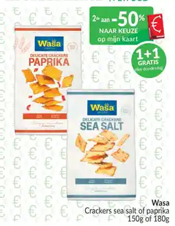 Intermarché Wasa crackers sea salt of paprika aanbieding