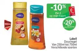 Intermarché Labell douchegel aanbieding