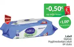 Intermarché Labell optivie hygiënedoekjes adult aanbieding