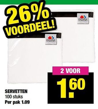 Big Bazar Servetten aanbieding