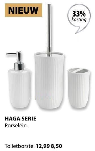 Jysk Haga toiletborstel aanbieding