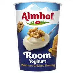 Albert Heijn Almhof Roomyoghurt walnoot Griekse honing aanbieding