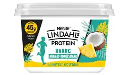Albert Heijn Lindahls Protein kvarg ananas kokosnootsmaak aanbieding