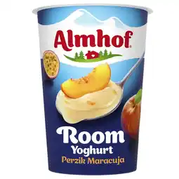 Albert Heijn Almhof Roomyoghurt perzik maracuja aanbieding