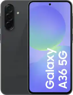 Coolblue Samsung Galaxy A36 128GB Zwart 5G aanbieding
