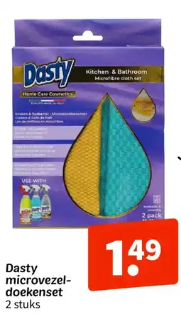 Wibra Dasty microvezel-doekenset aanbieding