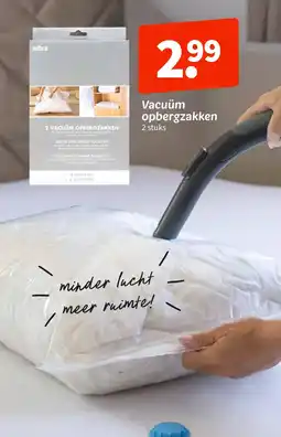 Wibra Vacuüm opbergzakken aanbieding
