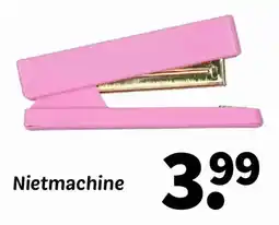 Wibra Nietmachine aanbieding