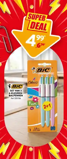Trafic Bic 4 colours balpennen aanbieding