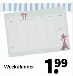 Wibra Weekplanner aanbieding