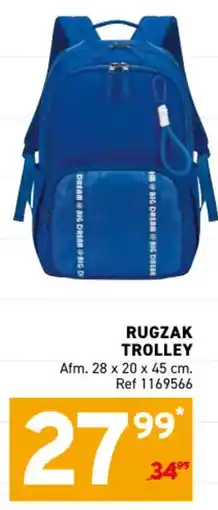 Trafic Rugzak trolley aanbieding