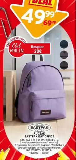 Trafic Rugzak eastpak day office aanbieding