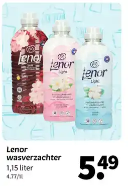 Wibra Lenor wasverzachter aanbieding