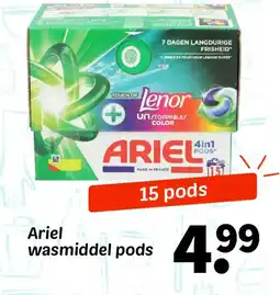 Wibra Ariel wasmiddel pods aanbieding