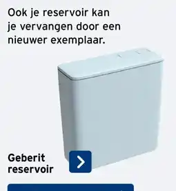 GAMMA Geberit reservoir aanbieding