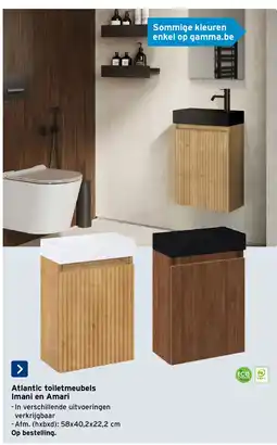GAMMA Atlantic toiletmeubels Imani en Amari aanbieding
