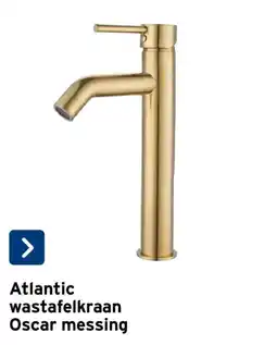 GAMMA Atlantic wastafelkraan oscar messing aanbieding