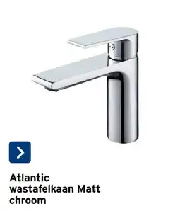 GAMMA Atlantic wastafelkaan matt chroom aanbieding