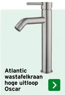 GAMMA Atlantic wastafelkraan hoge uitloop Oscar aanbieding