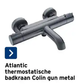 GAMMA Atlantic thermostatische badkraan colin gun metal aanbieding