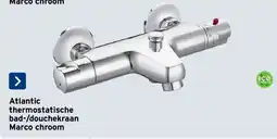 GAMMA Atlantic thermostatische bad-/douchekraan marco chroom aanbieding