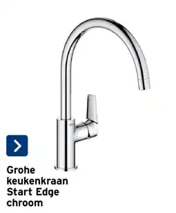 GAMMA Grohe keukenkraan Start Edge chroom aanbieding