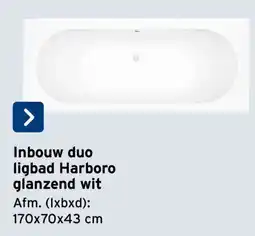 GAMMA Inbouw duo ligbad harboro aanbieding