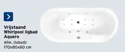 GAMMA Vrijstaand Whirlpool ligbad Aquero aanbieding