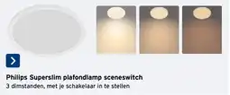 GAMMA Philips superslim plafondlamp sceneswitch aanbieding