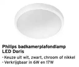 GAMMA Philips badkamerplafondlamp led doris aanbieding