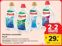 Carrefour Market Vloeibaar wasmiddel Persil aanbieding
