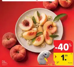 Carrefour Market Platte perziken aanbieding