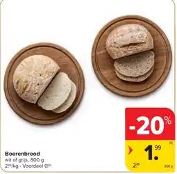 Carrefour Market Boerenbrood aanbieding