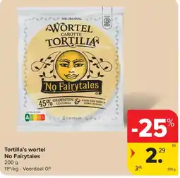 Carrefour Market Tortilla's wortel aanbieding
