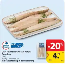 Carrefour Market Gerookt makreelhaasje natuur aanbieding