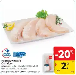 Carrefour Market Kabeljauwhaasje Carrefour aanbieding