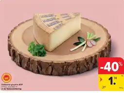 Carrefour Market Zwitsers gruyère AOP aanbieding